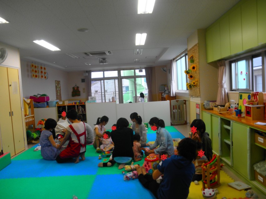 子育て支援センターでの芳香整体